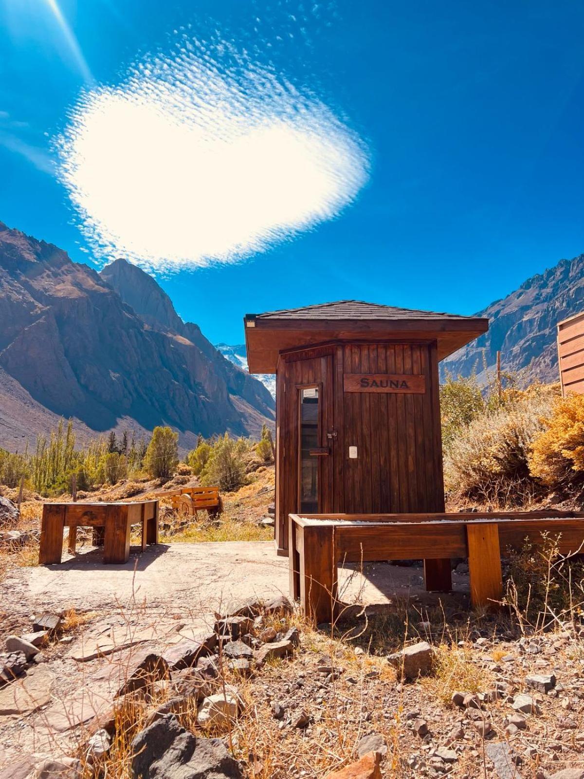 Lodge El Morado Refugio Lo Valdes Buitenkant foto